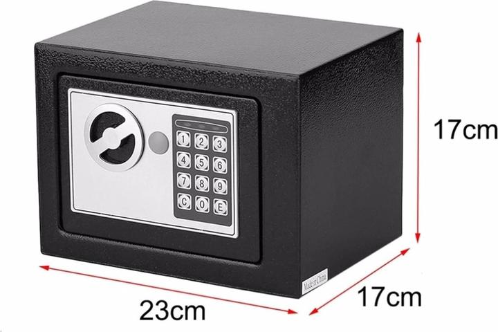 Actual product image Extralink Home | Electronic lock safe | Armoured cassette with digital code Keys