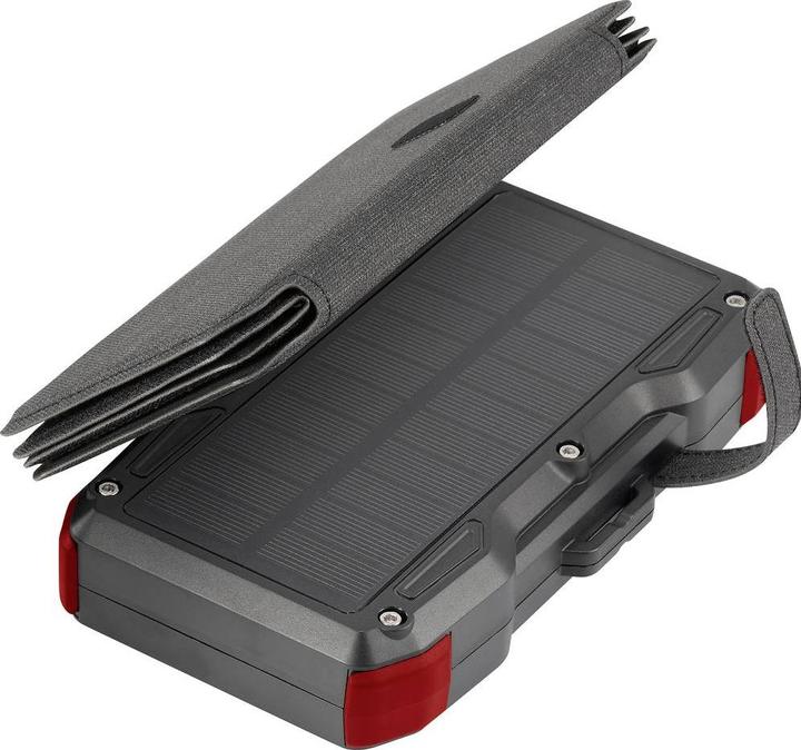 Actual product image Voltcraft VC-SPB-20.000 VC-14456835 Solar power bank Charging current solar cell 3A 20000 mAh (20000 mAh)