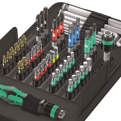 Produktbild Wera Kraftform Kompakt 100 (Innensechsrund TX M10, Innensechsrund TX M15, Innensechsrund TX M40, Innensechsrund TX M20, Innensechsrund TX M30, Kreuz Phillips PH M1, Kreuz Phillips PH M2, Innensechsrund TX M25, Kreuz Pozidriv PZ M1, Kreuz Pozidriv PZ M2, Kreuz Phillips PH M3, Kreuz Pozidriv PZ M3)