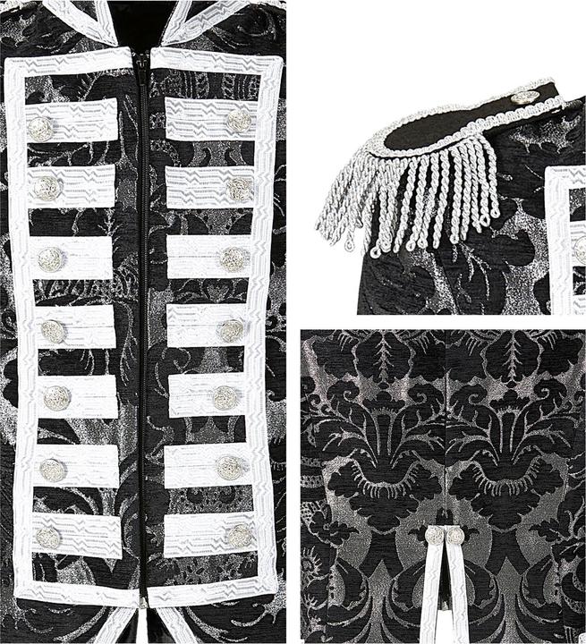 Actual product image Widmann Silver jacquard tailcoat for men (M)