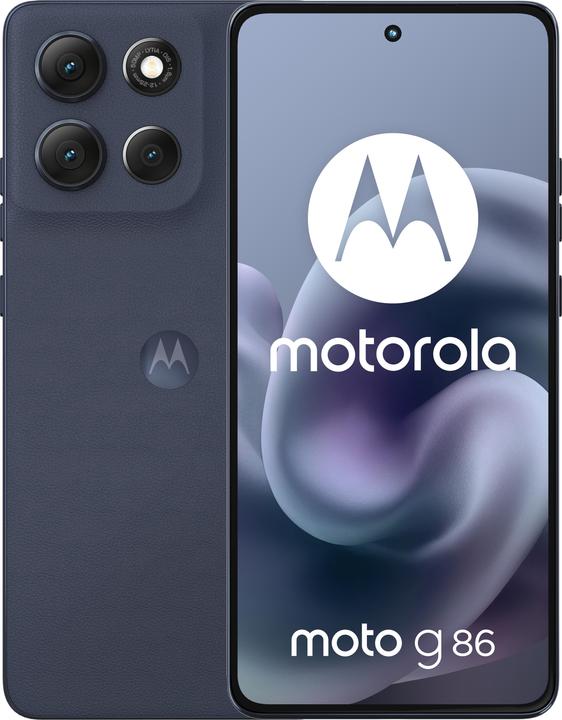 Produktbild Motorola Moto G86 (256 GB, Dark Blue, 6.67", Dual SIM, 50 Mpx, 5G)