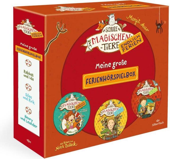Produktbild Die Schule der magischen Tiere Meine grosse Ferienhörspielbox (Margit Auer, Diverse, Flemming Stein, Jan-David Rönfeldt, Josephine Martz, Lenny Trampert, Martin Lohmann, Achim Buch, Stefan Brönneke, Deutsch)