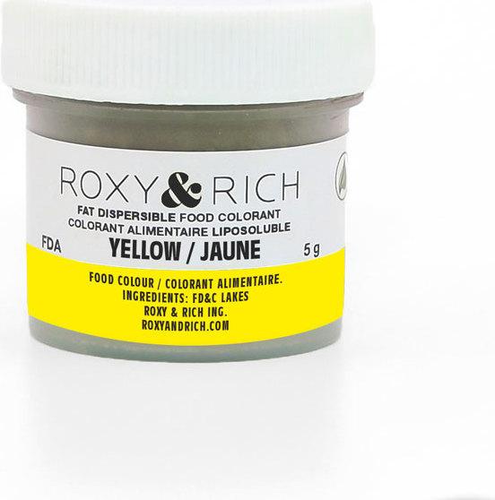 Image du produit Roxy & Rich Peinture en poudre soluble dans la graisse Jaune pour chocolat