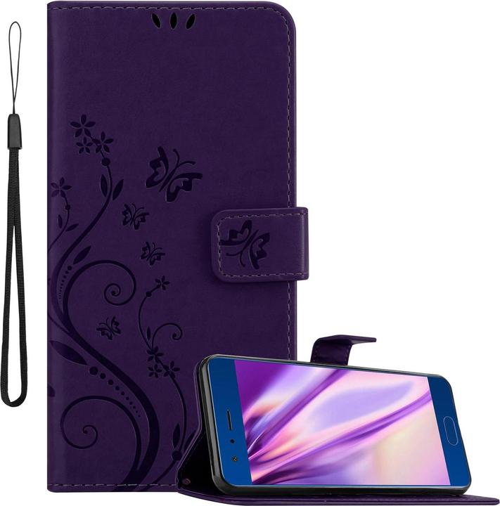 Floral dark purple