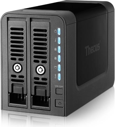Thecus Technology N2350 - NAS-Server - 2 Schächte