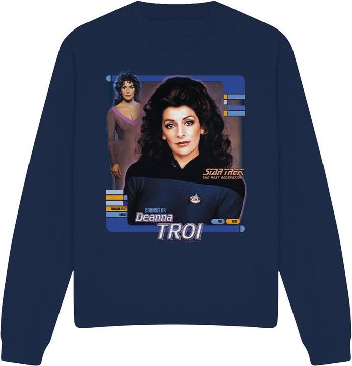 Actual product image Unisex Adult Deanna Troi Sweatshirt (XXL)