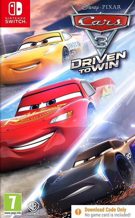 Actual product image WB Cars 3: Driven to Win (Code in a Box) (Switch, Multilingual)