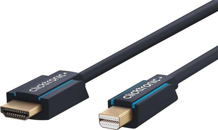 Produktbild clicktronic Mini DisplayPort — HDMI (Typ A) (1 m, DisplayPort, HDMI)