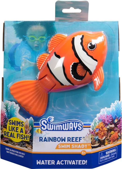 Actual product image Swimways Rainbow Reef Clown Fish