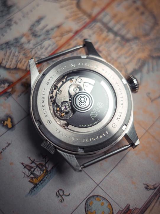 Produktbild AVI-8 AV-4120-01 Wingman Worldtimer GMT (Fliegeruhr)