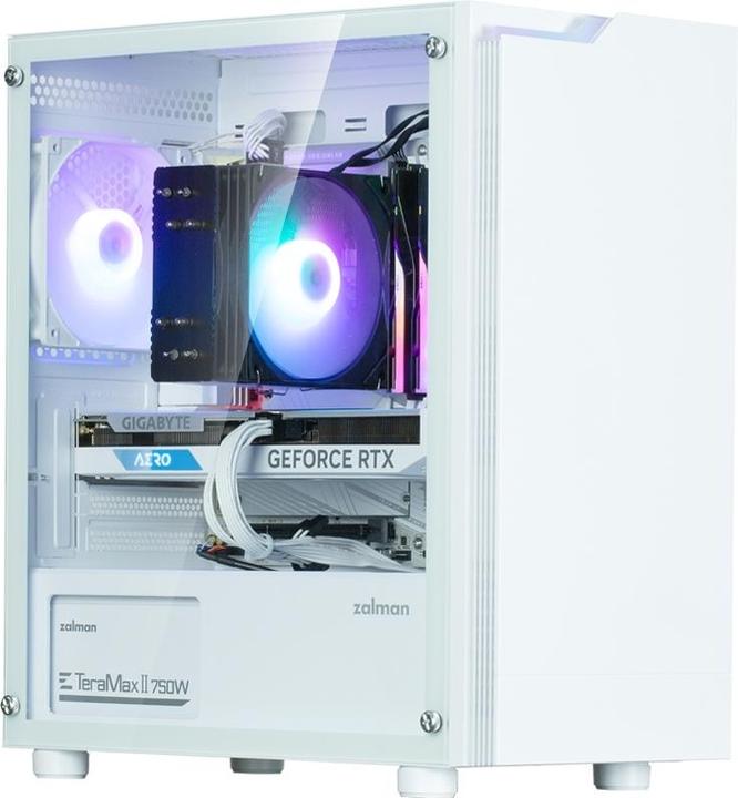 Produktbild Zalman Boitier Moyen Tour ATX T4 Plus avec panneau vitré (Blanc) (Mini-ITX, ATX)