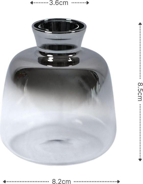 Actual product image Hermex Tischvase Blumenvase Ziervase Glasvase Dekovase Designvase (1 x)