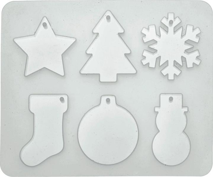 Image du produit Glorex Moule en silicone "formes de Noël