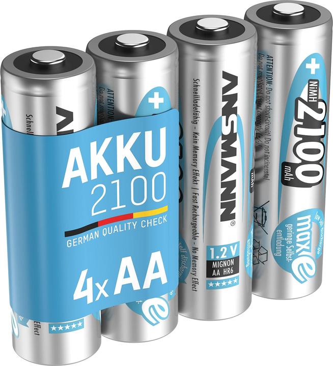 Immagine prodotto Ansmann AA (4 pz., AA, 2100 mAh)
