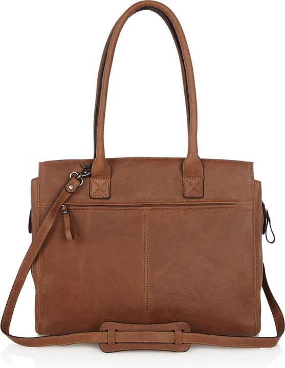 Produktbild Castelijn & Beerens Carisma Schultertasche RFID Leder 38 cm Laptopfach