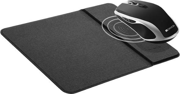 Immagine prodotto Canyon Mouse ricaricabile senza fili a 2,4 GHz con sensore Pixart, 6 tasti, silenzioso a destra (Senza fili)