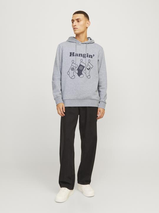 Actual product image Jack & Jones Jjxmas One Colour Funny Sweat Hood (S)