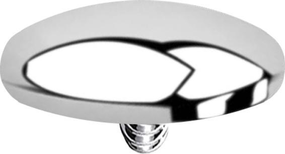 Immagine prodotto Star Piercing Ancoraggio dermico a cupola argento (senza ottone, Acciaio chirurgico 316L)