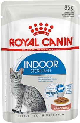 Royal Canin Cat Indoor Sterilised Adult en sauce (Adulte, 1 pcs, 85 g)