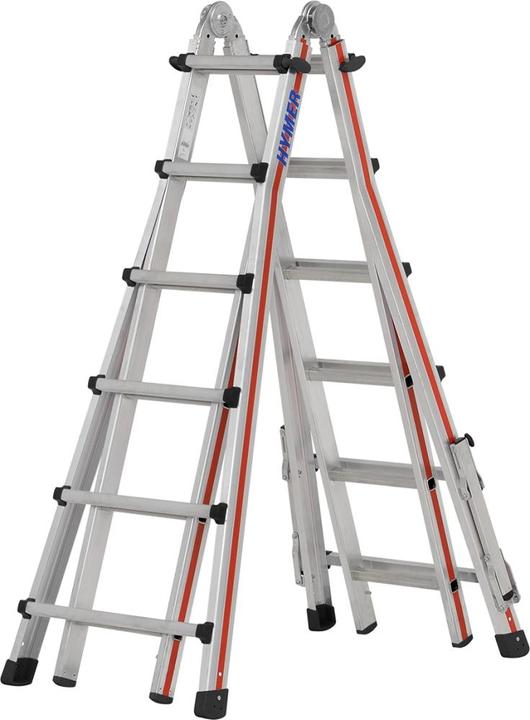 kaiserkraft Teleskopleiter (Anlegeleiter, 346 cm)