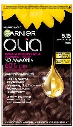 Actual product image Garnier Olia Hair Color 515 Frozen Brown (515 Frozen brown)