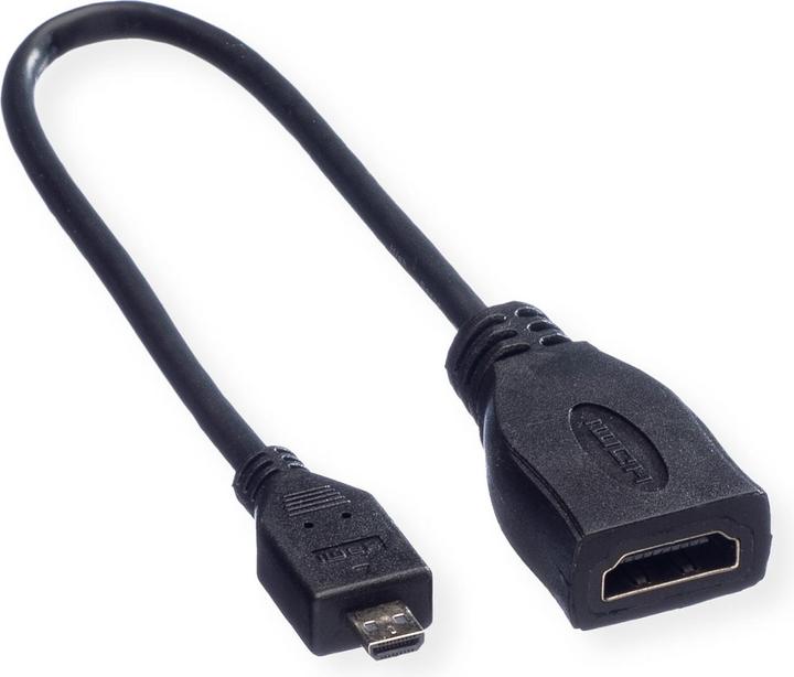 Image du produit Roline HDMI – Micro HDMI (0.15 m, HDMI)