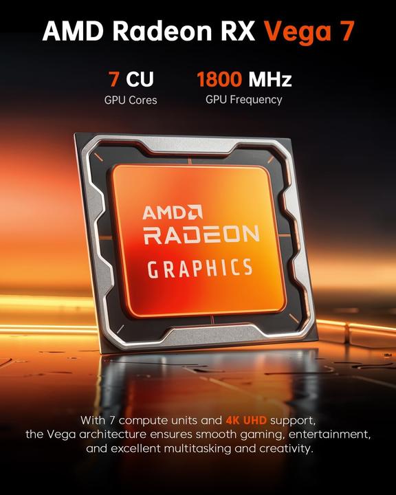 Image du produit AceMagic Mini PC mit Ryzen 5, Windows 11 Pro, 4K Display (AMD Ryzen 5 7430U, 32 Go)