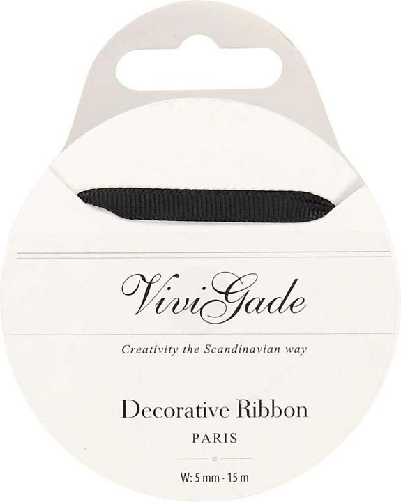 Image du produit Creativ Company Sangle textile 15 m noir (Ruban, 1 x)