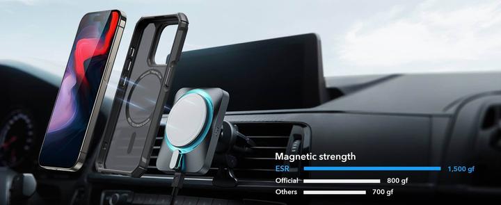 Actual product image ESR Air Armor HaloLock Case (Apple iPhone 15 Pro Max)