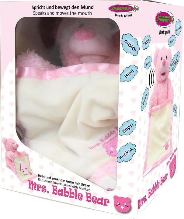 Actual product image Jamara Mrs Babble Bear pink (26 cm)