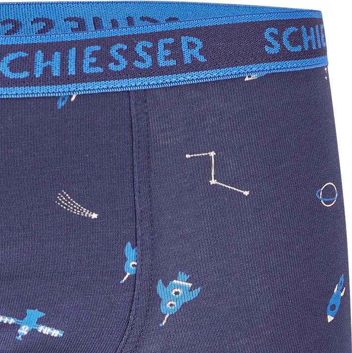 Actual product image Schiesser Pack of 6 Kids Boys 95/5 Organic Cotton Shorts / Pants (116, pack of 6)