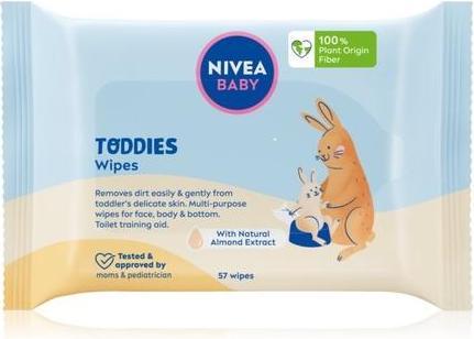 NIVEA Baby Toddies Wet Wipes 57Pcs. (57 Piece)