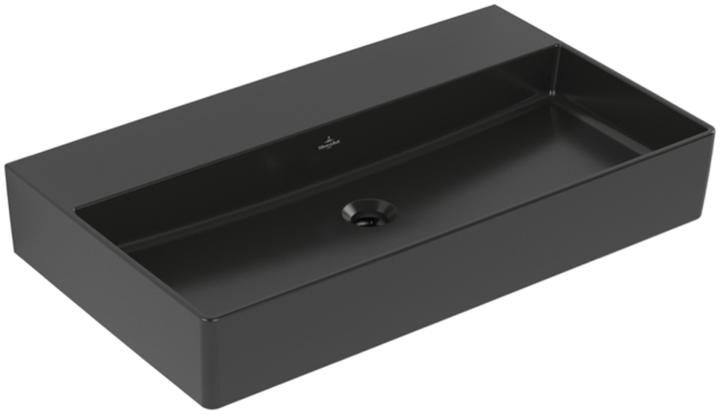 Produktbild Villeroy & Boch V&B Waschtisch MEMENTO 2.0 800x470mm o ÜL ohne HL ebony C+ (470 mm, 800 mm)