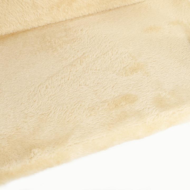 Produktbild PawHut Katzen Kletterwand Set Spanplatte, Plüsch Beige (54 cm, Beige+Cremeweiss)