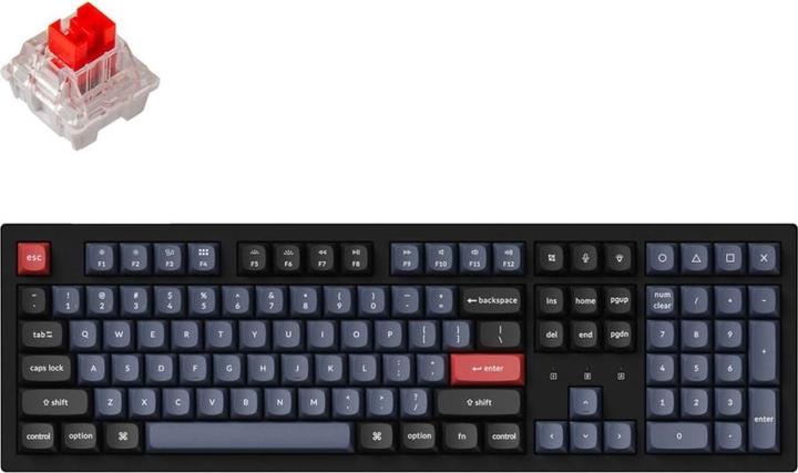 Produktbild Keychron Key K10Pro Full Alu RGB Key Red H K10P-H1-DE (DE, Kabellos)