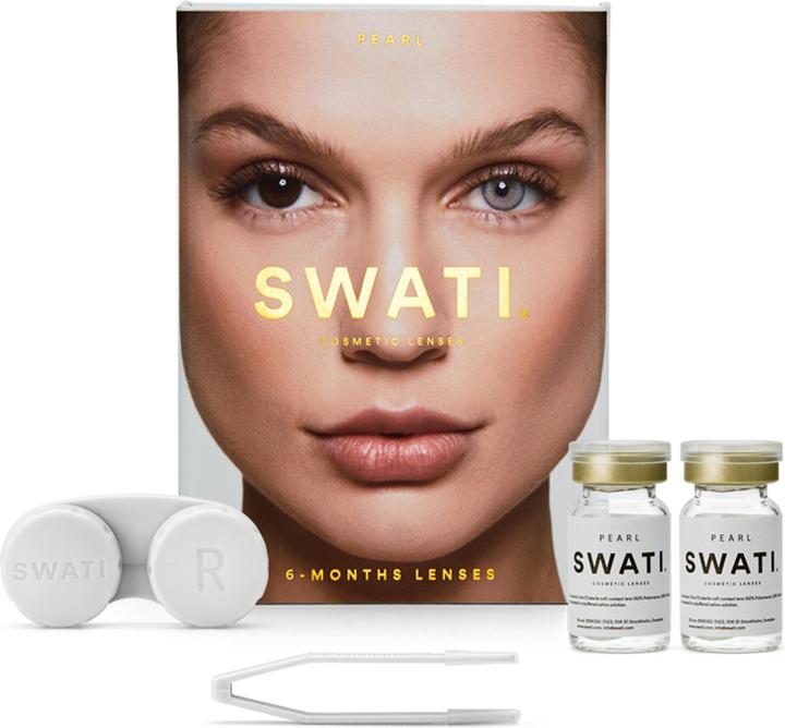 Swati Coloured Contact Lenses 6 Months - Pearl (Pearl)