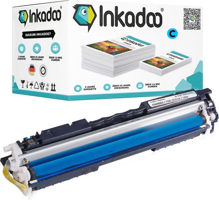 Actual product image Inkadoo Toner compatible with Canon 1979B002 / 716C toner, cyan Cyan (C)