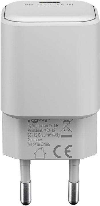 Immagine prodotto Goobay Caricabatterie Rapido USB-C Nano con tecnologia GaN (65 W)