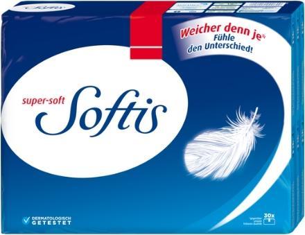 Produktbild Softis Regina Super Soft, Hygiene Taschentücher, 30 Stücke