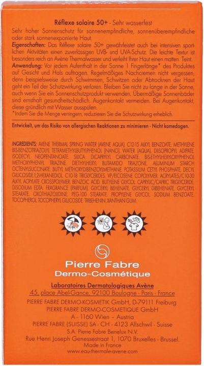 Immagine prodotto Avène Réflexe Sun SPF50+ (Crema solare, SPF 50+, 30 ml, 51 g)