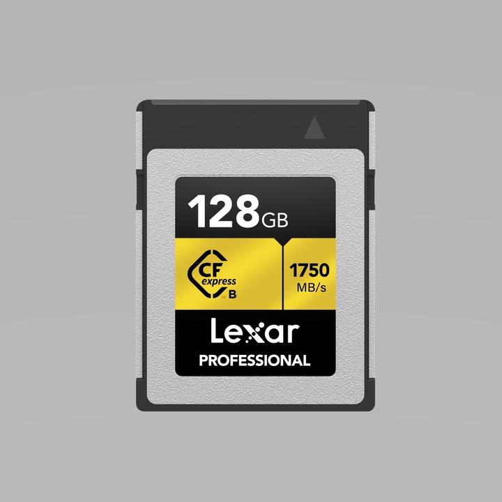 Actual product image Lexar Professional Gold Series (128 GB, CFexpress type B, UHS-I)