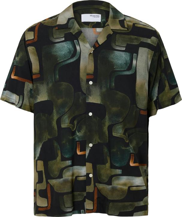 Actual product image Selected Homme Gemustertes Kurzarmhemd (M)