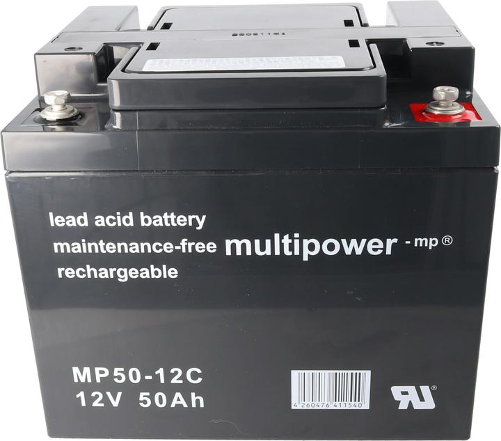 Actual product image Multipower MP50-12C long service life and low self-discharge (12 V, 50 Ah)