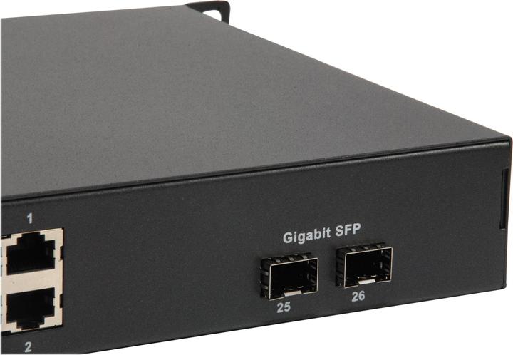 Produktbild LevelOne Switch 24x FE FGP-2602 2xGSFP 24xPoE (26 Ports)