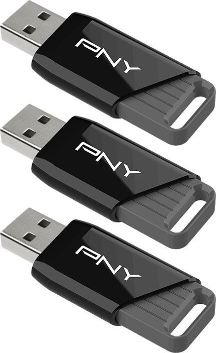 Produktbild PNY ATTACH X USB 3.2 128GB PACK X3 (128 GB, USB-A)