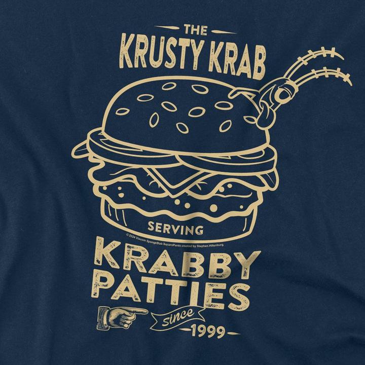 Actual product image Spongebob Squarepants Mens The Krusty Krab Shock Mono T-Shirt (S)