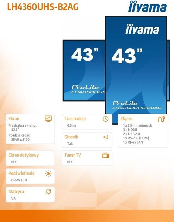 Image du produit iiyama 27" Fast VA Gaming, G-Master (3840 x 2160 pixels, 42.50")