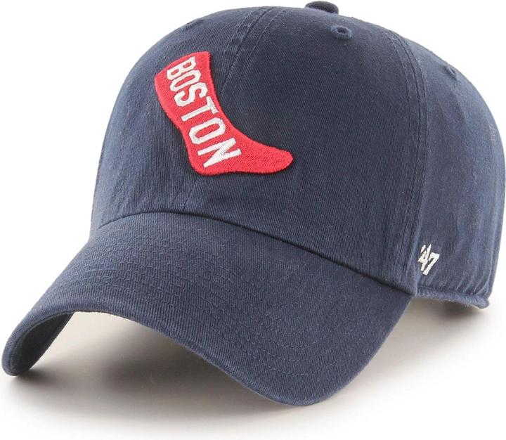 47 Brand Strapback Cap - CLEAN UP Boston Red Sox navy