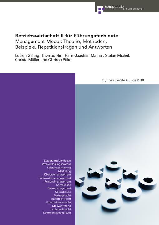 Produktbild Betriebswirtschaft II für Führungsfachleute (Deutsch, Clarisse Pifko, 2018)