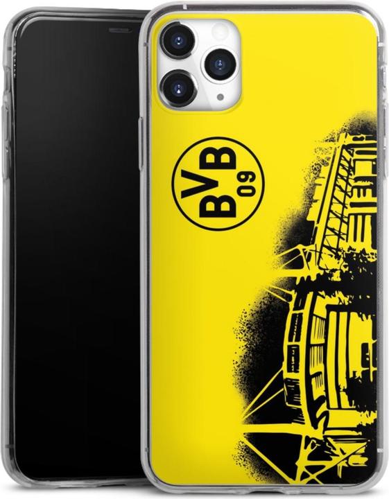 Actual product image DeinDesign Slim Case für Apple iPhone 11 Pro Max Silikon Hülle Ultra Dünn Handyhülle BVB Borussia Dortmund (Apple iPhone 11 Pro Max)